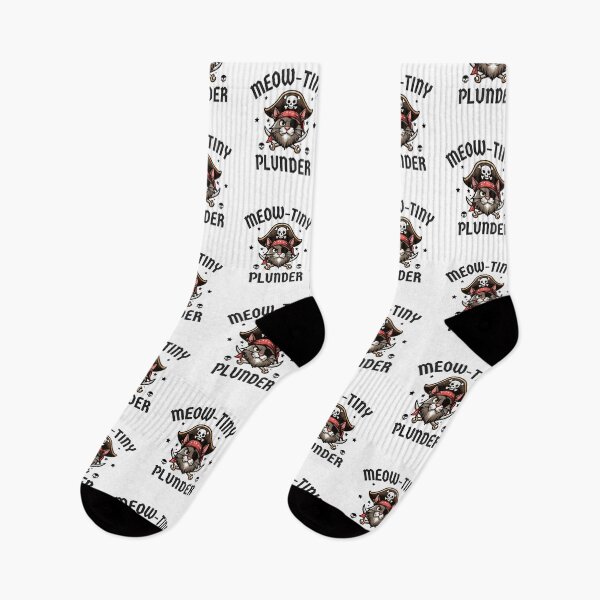 Item preview, Meow-tiny Plunder: Cat Pirate designed and sold by printmala.