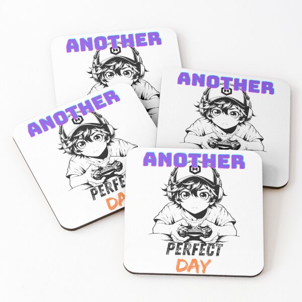 Item preview, Another Perfect Day Gaming - Gamer Anime Design designed and sold by tuschollos.