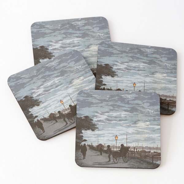 Item preview, Riverside at Kakigara Cho by Inoue Yasuji  designed and sold by Takeda-art.