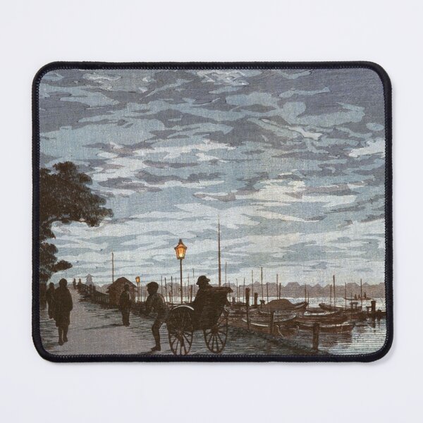 Item preview, Riverside at Kakigara Cho by Inoue Yasuji  designed and sold by Takeda-art.