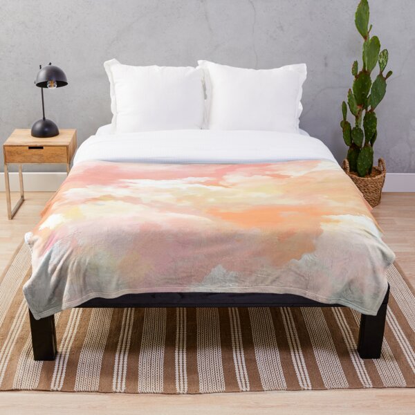 Item preview, Orange Clouds Watercolor designed and sold by NesaArtSpace.
