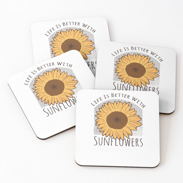 Item preview, Life is Better With Sunflowers to Sunflower Lovers designed and sold by NUMAcreations.