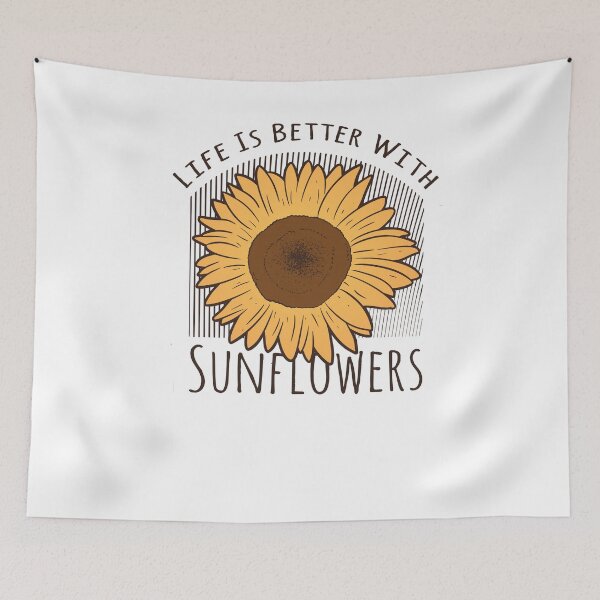 Item preview, Life is Better With Sunflowers to Sunflower Lovers designed and sold by NUMAcreations.