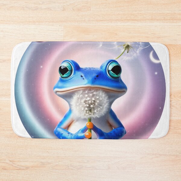 Item preview, Froggie making a wish on a dandelion designed and sold by LeeLeeV.