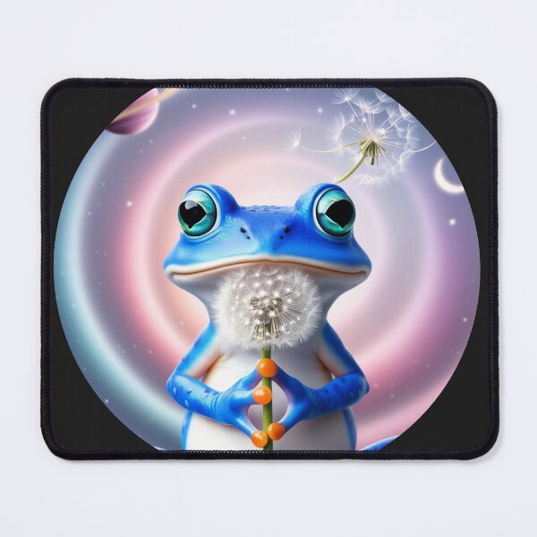 Item preview, Froggie making a wish on a dandelion designed and sold by LeeLeeV.