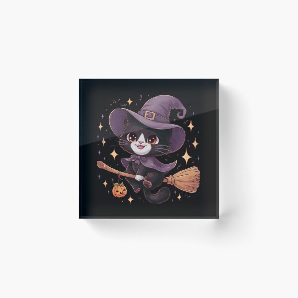 Item preview, Witch craft black cat sticker designed and sold by FlawlessDraft.
