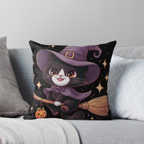 Item preview, Witch craft black cat sticker designed and sold by FlawlessDraft.