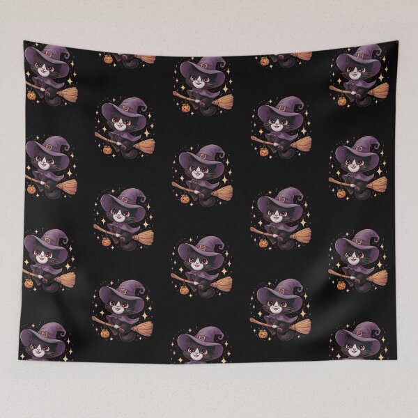 Item preview, Witch craft black cat sticker designed and sold by FlawlessDraft.