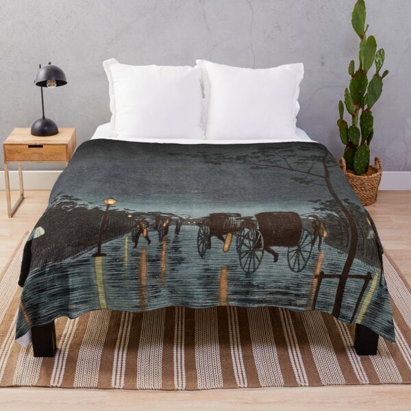 Item preview, Asakusa Bridge in the Rain by Inoue Yasuji  designed and sold by Takeda-art.