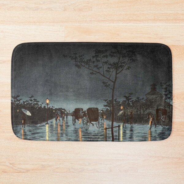 Item preview, Asakusa Bridge in the Rain by Inoue Yasuji  designed and sold by Takeda-art.