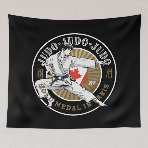 Item preview, 2024 - CANADA - JUDO - GOLD MEDAL - PARIS - 1 designed and sold by ArtProjectShop.