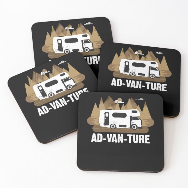 Item preview, AD-VAN-TURE Funny Camper Van Life Vanlife Vintage designed and sold by NUMAcreations.