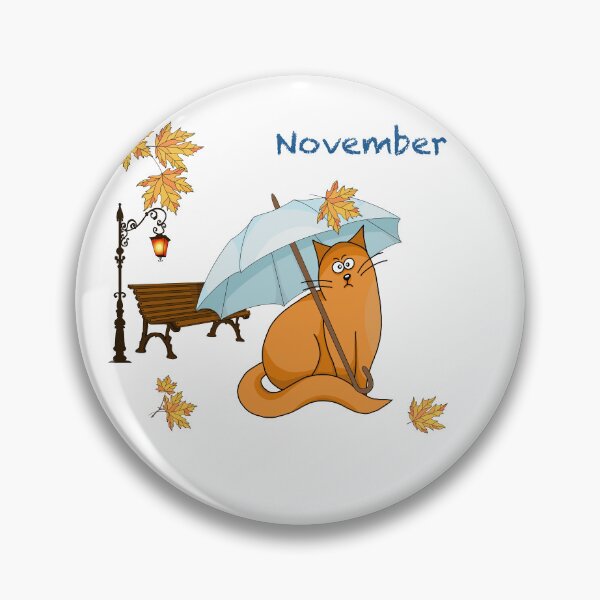 Artikelvorschau, Kalender. Abenteuer einer roten Katze. Oktober entworfen und verkauft von Tetiana Pohurska.