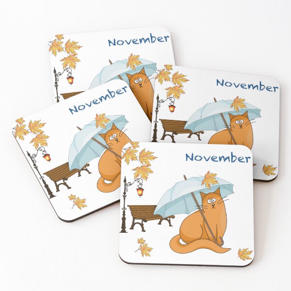 Item preview, Calendar. Adventures of a red cat. October designed and sold by Tetiana Pohurska.