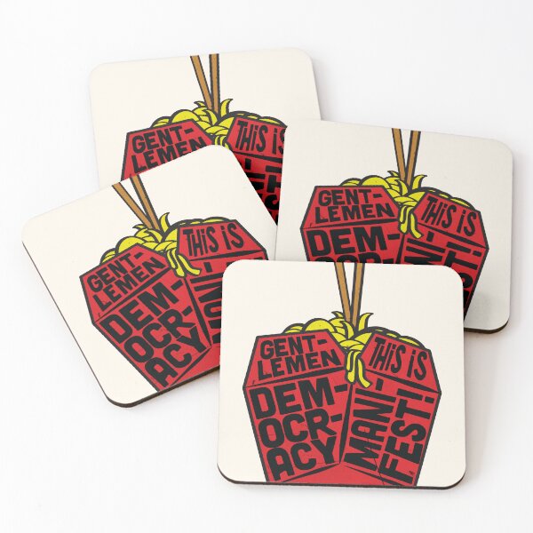 Item preview, Gentlemen, this is democracy manifest! designed and sold by 21st Century Gnome.