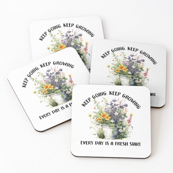Item preview, Keep Growing Wildflower, Every Day Is A Fresh Start, Mental Health, ABA Therapist, Speech Therapy, BCBA, RBT, AAC designed and sold by behindthefacts.