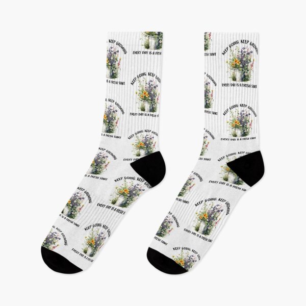 Item preview, Keep Growing Wildflower, Every Day Is A Fresh Start, Mental Health, ABA Therapist, Speech Therapy, BCBA, RBT, AAC designed and sold by behindthefacts.