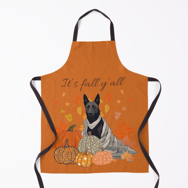 Item preview,   'It's Fall Y'all - Cozy Dutch Shepherd with Pumpkins and Leaves" designed and sold by GoodyPaws.