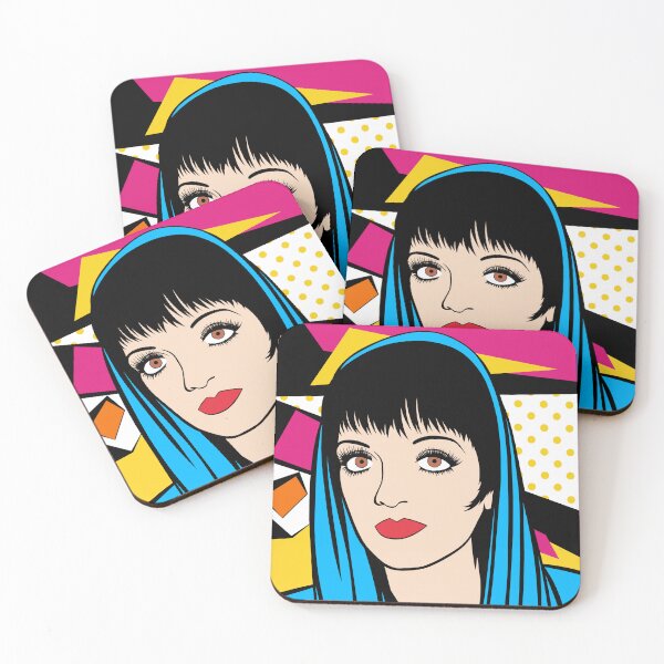 Artikelvorschau, Liza Minnelli Cartoon PopArt Zeichnung Malerei entworfen und verkauft von Henrylizarraga.
