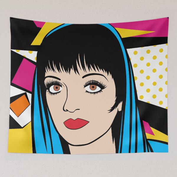Item preview, Liza Minnelli Cartoon PopArt Drawing Painting designed and sold by Henrylizarraga.