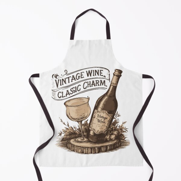 Item preview, Vintage Wine, Classic Charm designed and sold by WineandWear.