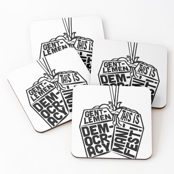 Item preview, Gentlemen, this is democracy manifest! designed and sold by 21st Century Gnome.