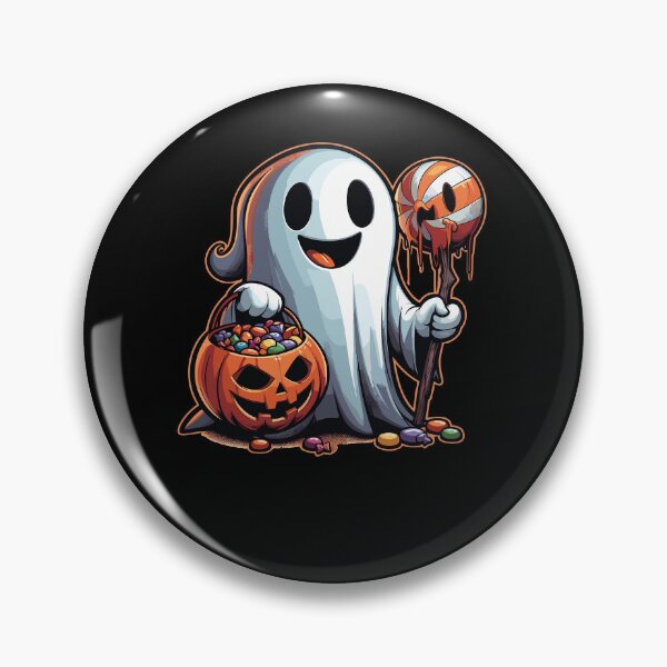 Item preview, Ghost Scary Halloween Ghost Spooky Pumpkin Candy designed and sold by Artistoos.