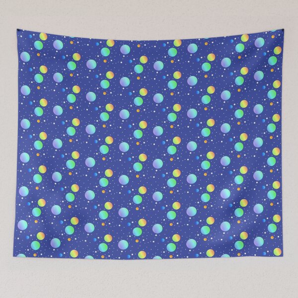 Item preview, Blue colorful dots pattern | blue rainbow polka dot designed and sold by lausn.