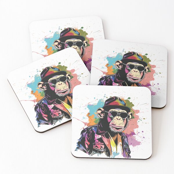 Item preview, Pandilla de simios designed and sold by LLSArty.