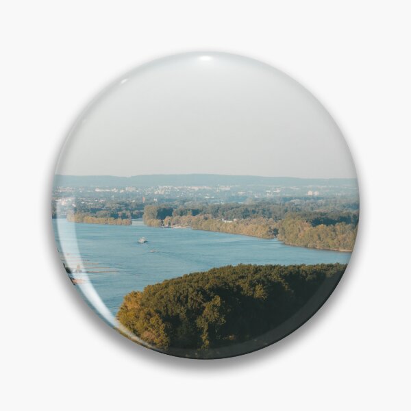 Item preview, Rhineland landscape with river bend designed and sold by rhosbahu.