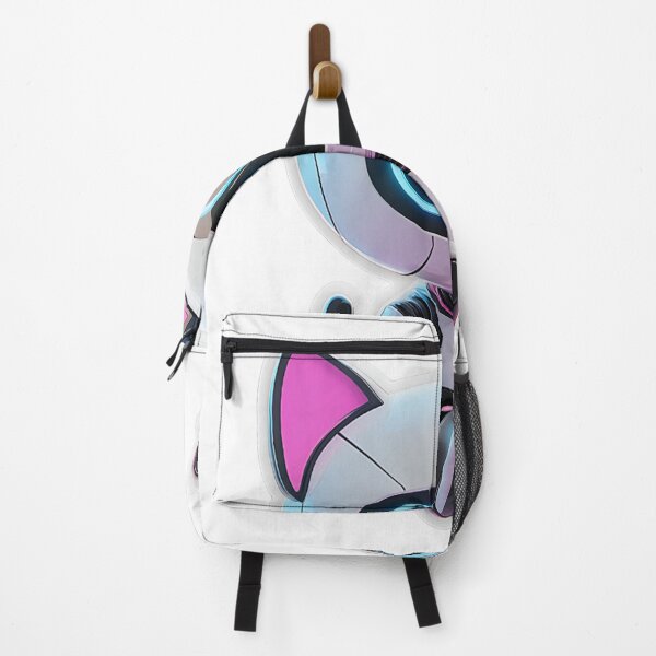 Item preview, Adorable Futuristic Robot Cat - Kawaii Neon Kitty designed and sold by Creet-Design.