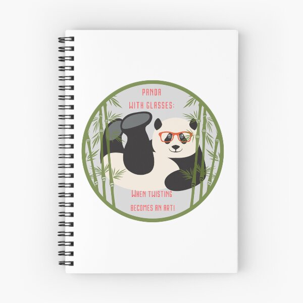 Item preview, Panda Emoji, Panda with glasses: When twisting becomes an art! designed and sold by DesignByMalwina.