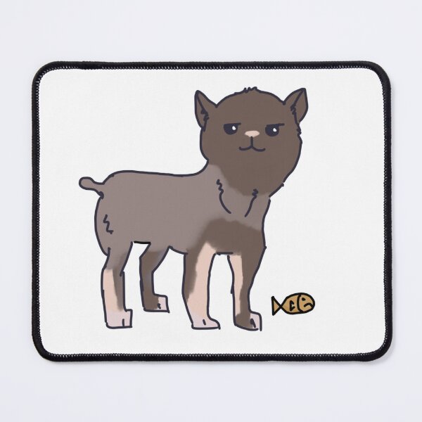 Item preview, A cat with an unhappy fish designed and sold by 1morekopi.