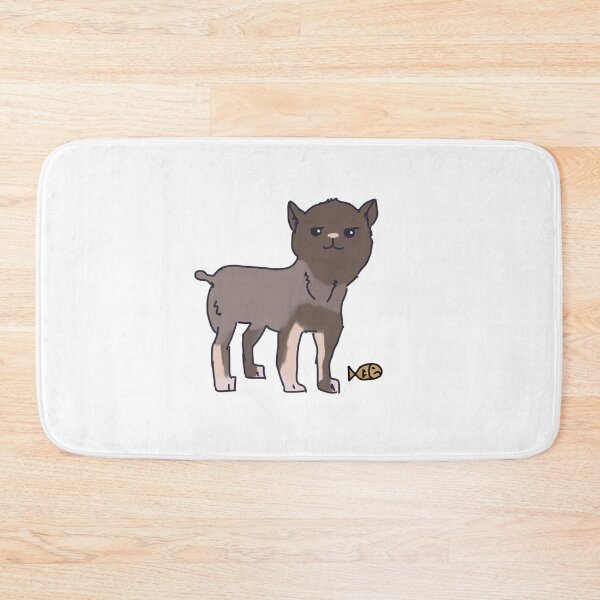 Item preview, A cat with an unhappy fish designed and sold by 1morekopi.