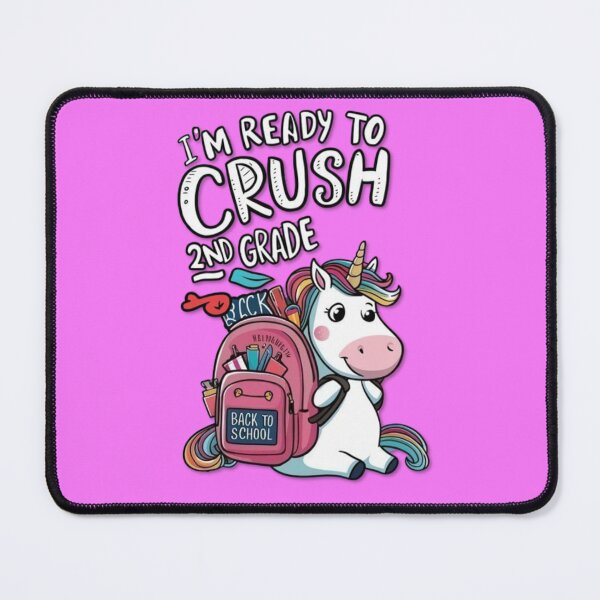 Item preview, Back To School Unicorn I'm Ready To Crush 2nd Grade Girls designed and sold by SztylishDesigns.