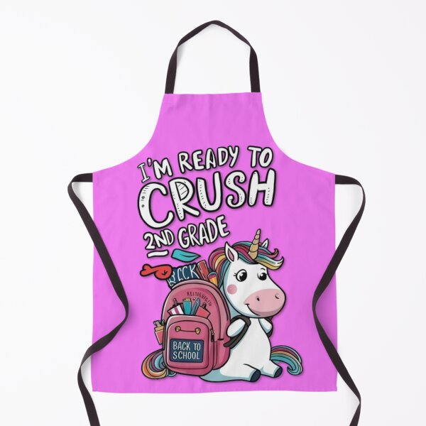 Item preview, Back To School Unicorn I'm Ready To Crush 2nd Grade Girls designed and sold by SztylishDesigns.