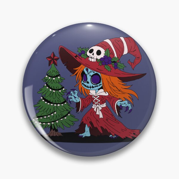 Item preview, Cute Christmas Witch designed and sold by HRSCreates.