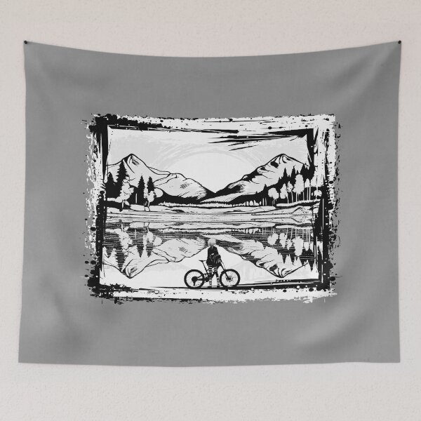 Item preview, MTB and Travel. Mountain Maverick Travels designed and sold by tabemisa.