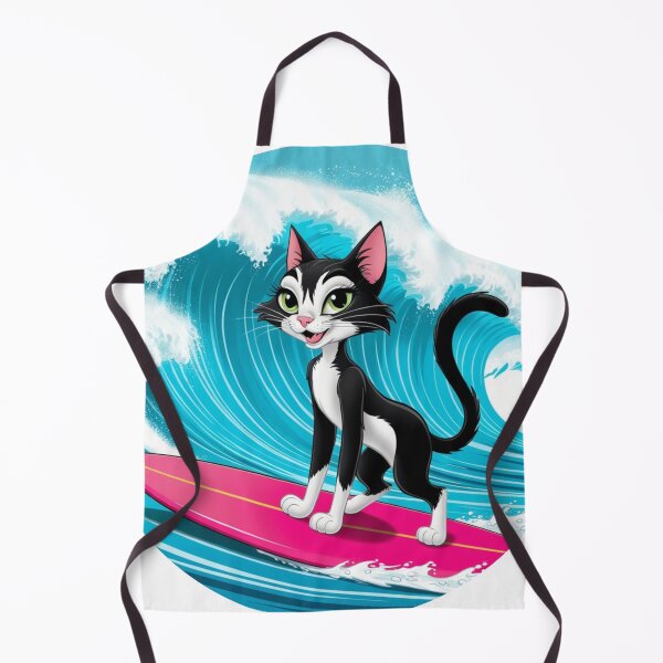 Item preview, Kitty riding the waves designed and sold by LeeLeeV.
