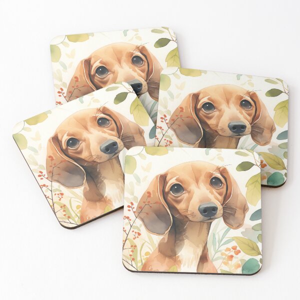 Item preview,  Cute Chiweenie and Flowers, Floral Animal Art designed and sold by WILDEVIOLET.