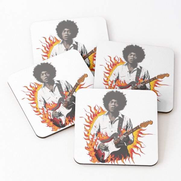 Item preview, Guitarra flameante de Jimmy Hendrix designed and sold by Ketique.