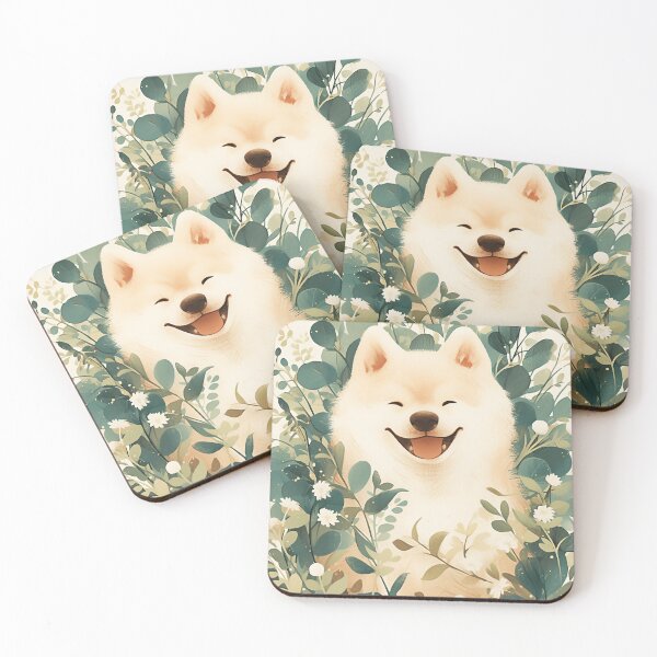Item preview, Cute Chow Chow and Flowers, Floral Animal Art designed and sold by WILDEVIOLET.