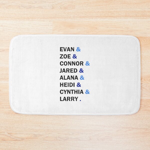 Item preview, Character List - Dear Evan Hansen designed and sold by WestEndRebecca.