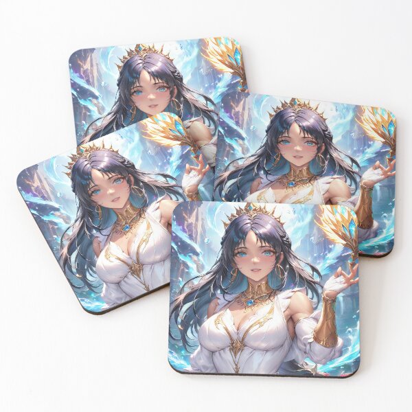 Item preview, Anime princess portrait in a fantasy world art designed and sold by TheArtistOf2022.
