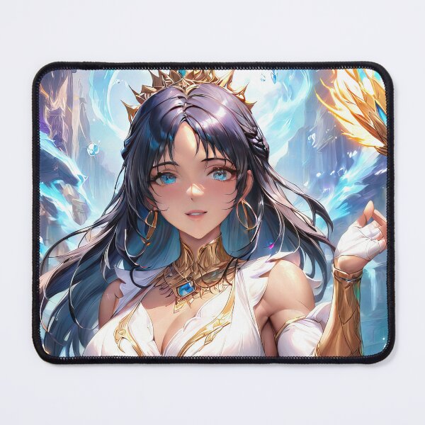 Item preview, Anime princess portrait in a fantasy world art designed and sold by TheArtistOf2022.