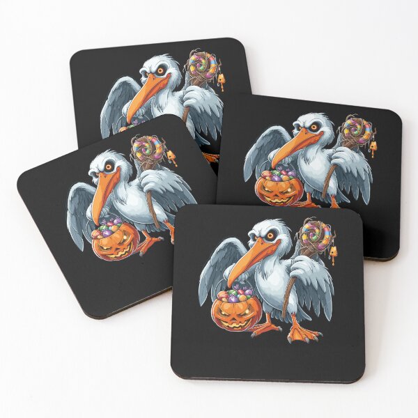 Item preview, Pelican Scary Halloween Ghost Spooky Pumpkin Candy designed and sold by Artistoos.