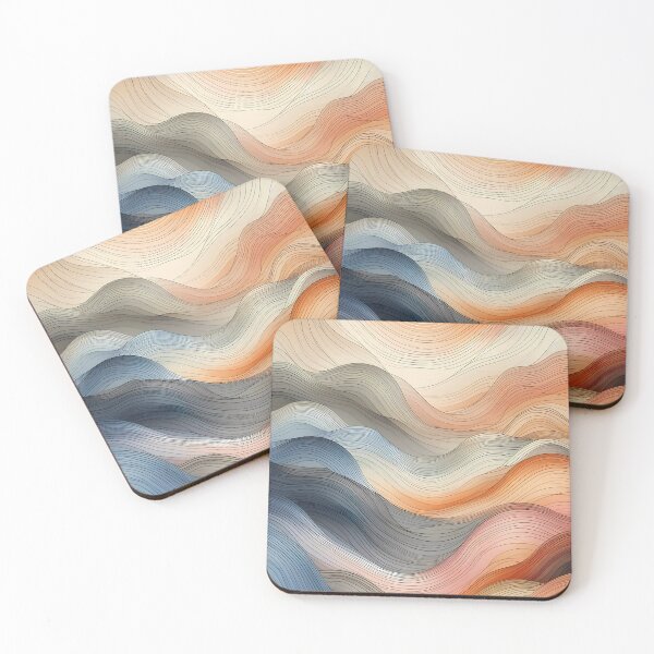 Item preview, Cool waves pattern.  designed and sold by ShazellArt.