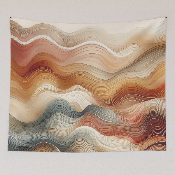 Item preview, Cool waves pattern.  designed and sold by ShazellArt.