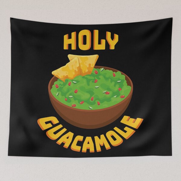 Item preview, Holy guacamole plate with nachos designed and sold by Art-of-Rory.