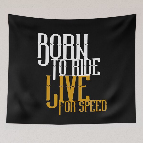 Item preview, Born to Ride Live for Speed designed and sold by xkiyal Art.